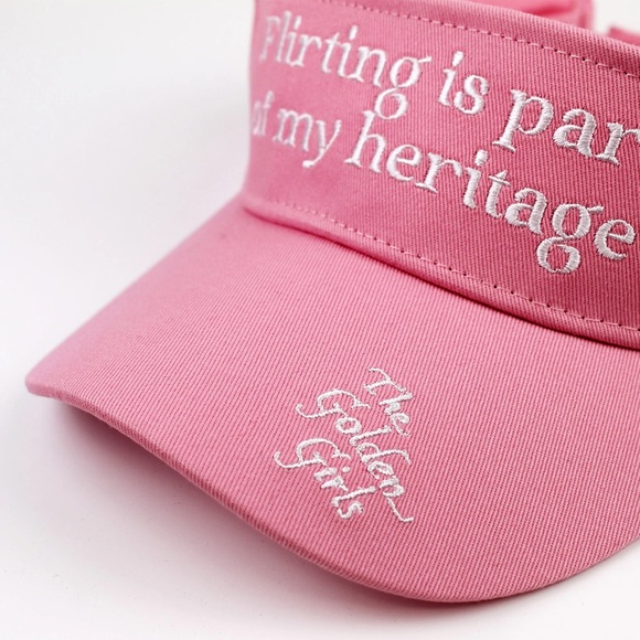 Cakeworthy X Golden Girls Pink Visor - Picture 2 of 5